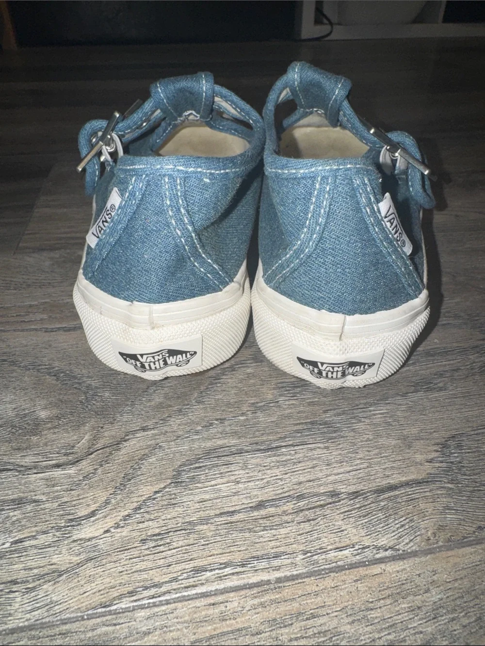 VANS Style 93 Platform Denim MaryJane Sneakers Sz 4 Men’s/5.5 Women’s/4 Kids